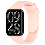 Solid Color Black Buckle Silicone Watch Band, For Xiaomi Band 10 Pro / Redmi Watch 6 / 5