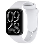 Solid Color Black Buckle Silicone Watch Band, For Xiaomi Band 10 Pro / Redmi Watch 6 / 5