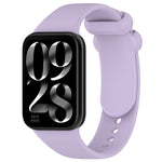 Solid Color Black Buckle Silicone Watch Band, For Xiaomi Band 10 Pro / Redmi Watch 6 / 5