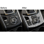 For Mazda CX-5 2017-2018 Car Electronic Handbrake Panel Diamond Decorative Sticker, Left Drive, Car Electronic Handbrake Panel, Left Drive