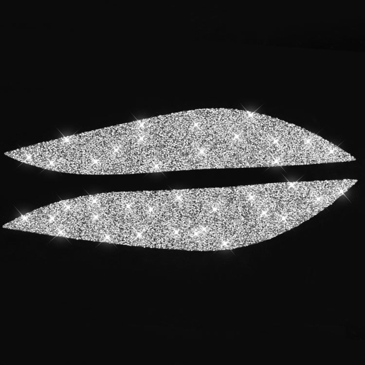 For Honda Civic 2001-2003 Car Light Eyebrow Diamond Decorative Sticker, Left and Right Drive, For Honda Civic 2001-2003 Light Eyebrow