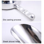 2 PCS Stainless Steel Multifunctional Shovel Aluminum Alloy Ice Shovel Food Tea Shovel Tea Spoon, M