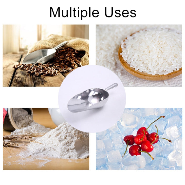 2 PCS Stainless Steel Multifunctional Shovel Aluminum Alloy Ice Shovel Food Tea Shovel Tea Spoon, M