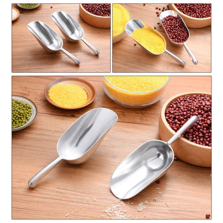 2 PCS Stainless Steel Multifunctional Shovel Aluminum Alloy Ice Shovel Food Tea Shovel Tea Spoon, M
