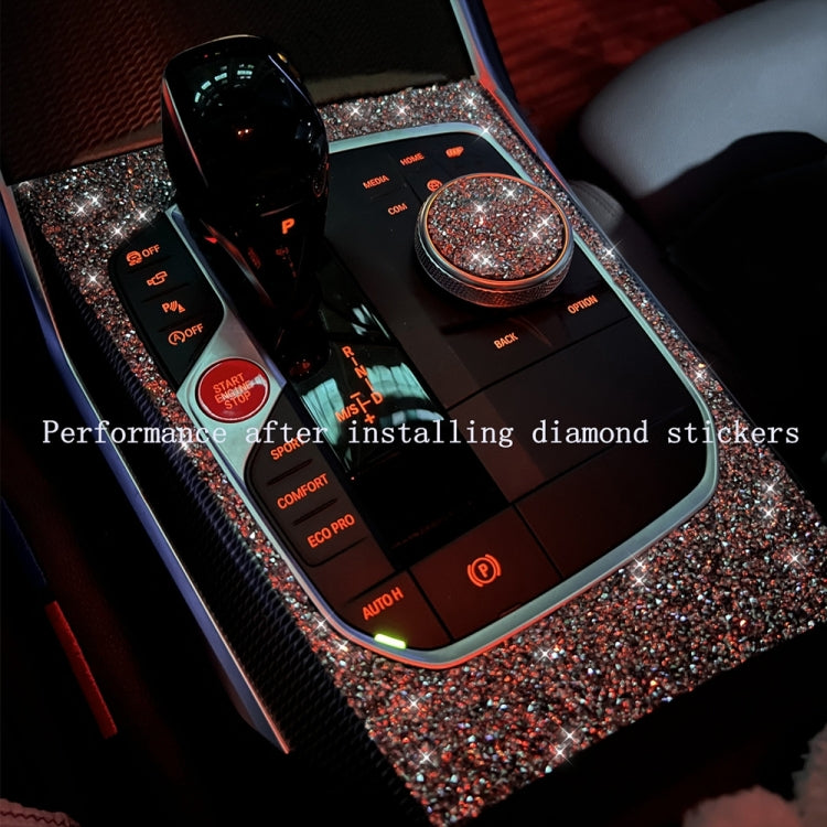 Car Light Eyebrow Soft Style Diamond Decoration Sticker, Left and Right Drive, Light Eyebrow Soft Style