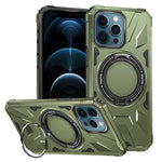 MagSafe Magnetic Shockproof Phone Case with Ring Holder, For iPhone 12/12 Pro, For iPhone 12 Pro Max, For iPhone 11