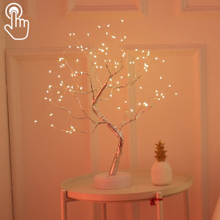 36 LEDs Pearl Tree Copper Wire Table Lamp Creative Decoration Touch Control Night Light (Warm White Light), 36 LEDs Warm White, 36 LEDs Pink Light, 108 LEDs Warm White, 108 LEDs Pink Light, 108 LEDs White Light, 108 LEDs Colorful Light, 48 LEDs Warm Wh...