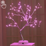 36 LEDs Pearl Tree Copper Wire Table Lamp Creative Decoration Touch Control Night Light (Warm White Light), 36 LEDs Warm White, 36 LEDs Pink Light, 108 LEDs Warm White, 108 LEDs Pink Light, 108 LEDs White Light, 108 LEDs Colorful Light, 48 LEDs Warm Wh...
