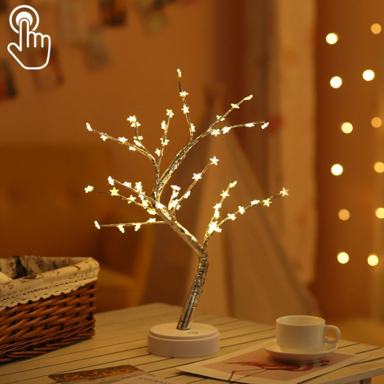 36 LEDs Pearl Tree Copper Wire Table Lamp Creative Decoration Touch Control Night Light (Warm White Light), 36 LEDs Warm White, 36 LEDs Pink Light, 108 LEDs Warm White, 108 LEDs Pink Light, 108 LEDs White Light, 108 LEDs Colorful Light, 48 LEDs Warm Wh...