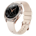 V66 1.28inch BT5.0 Smart Watch Support Heart Rate/ Sleep Detection, Silicone Strap