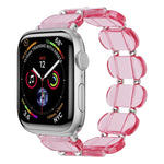 Stretch Resin Watch Band, For Apple Watch Series 8 41mm, For Apple Watch Series 8 45mm, For Apple Watch SE 2022 40mm, For Apple Watch SE 2022 44mm, For Apple Watch Series 7 41mm, For Apple Watch Series 7 45mm