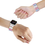Stretch Resin Watch Band, For Apple Watch SE 40mm, For Apple Watch SE 44mm, For Apple Watch 6 40mm, For Apple Watch Series 6 44mm, For Apple Watch Series 5 44mm, For Apple Watch Series 5 40mm