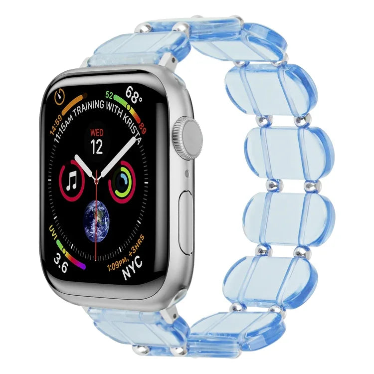 Stretch Resin Watch Band, For Apple Watch SE 40mm, For Apple Watch SE 44mm, For Apple Watch 6 40mm, For Apple Watch Series 6 44mm, For Apple Watch Series 5 44mm, For Apple Watch Series 5 40mm