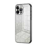 Gradient Glitter Powder Electroplated Phone Case, For iPhone 13 Pro Max, For iPhone 13 Pro, For iPhone 13, For iPhone 12, For iPhone 12 Pro Max, For iPhone 12 Pro