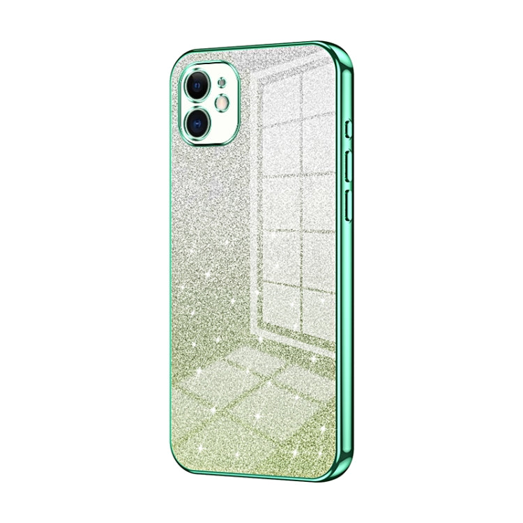 Gradient Glitter Powder Electroplated Phone Case, For iPhone 11 Pro Max, For iPhone 11, For iPhone 11 Pro, For iPhone X / XS, For iPhone XR, For iPhone XS Max
