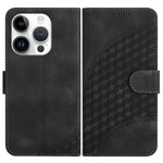 YX0060 Elephant Head Embossed Phone Leather Case with Lanyard, For iPhone 15, For iPhone 14 Plus, For iPhone 14, For iPhone 14 Pro, For iPhone 14 Pro Max, For iPhone SE 2022/SE 2020/6/7/8