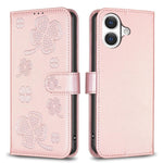 Four-leaf Embossed Leather Phone Case, For iPhone 18 Pro/17 Pro, For iPhone 18 Pro Max/17 Pro Max, For iPhone 17, For iPhone 17 Air, For iPhone 16 Pro Max, For iPhone 16 Pro, For iPhone 16 Plus, For iPhone 16