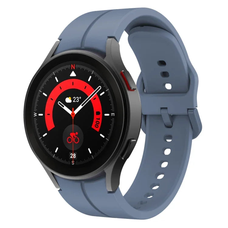 Colorful Buckle Silicone Watch Band, For Samsung Galaxy Watch 6 / 6 Classic