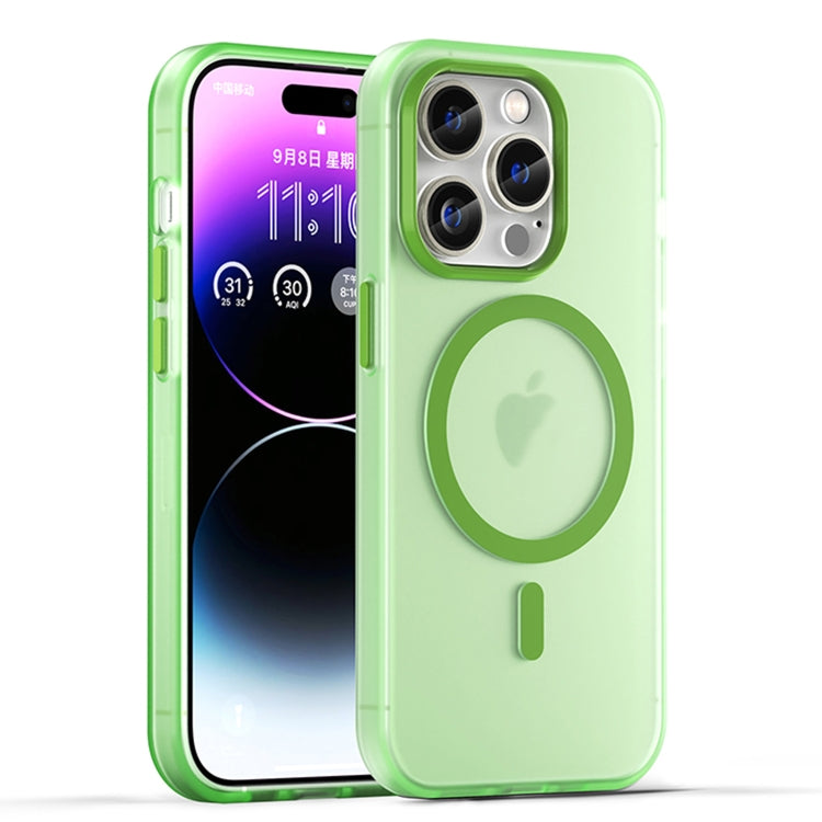 MagSafe Frosted Translucent TPU + PC Full Coverage Phone Case, For iPhone 16 Pro, For iPhone 16 Plus, For iPhone 16, For iPhone 15 Pro Max, For iPhone 15 Pro