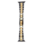 Three-Bead Stainless Steel Watch Band, For Apple Watch Series 7 41mm, For Apple Watch Series 7 45mm, For Apple Watch SE 40mm, For Apple Watch SE 44mm, For Apple Watch Series 6 40mm
