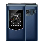 HAMTOD T8 4G Flip Phone, 2.8 inch + 1.77 inch, VoLTE, BT, SOS, OTG, EU Version
