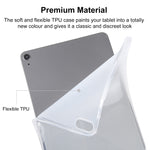 Highly Transparent TPU Tablet Case with Pen Slot, For iPad 10.2 / 10.5