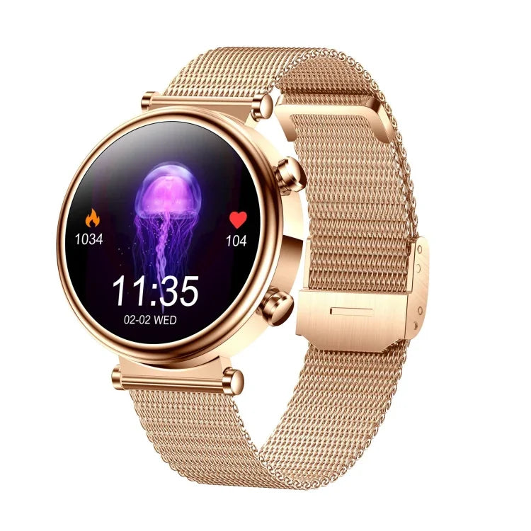 T86 Woman Health 1.27 inch Smart Watch, BT Call / Physiological Cycle / Heart Rate / Blood Pressure / Blood Glucose / SOS