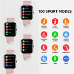 GTS5 2.0 inch Fitness Health Smart Watch, BT Call / Heart Rate / Blood Pressure / MET / Blood Glucose