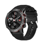 ELF3 1.39 inch TFT Round Screen Outdoor Silicone Strap Smart Watch Supports Blood Oxygen Monitoring