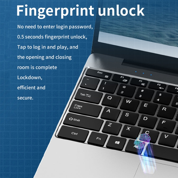 GXMO F152G 15.6 inch Laptop, Windows 11 Intel Alder Lake N95 Quad Core, Support Fingerprint Unlock, 16GB+512GB