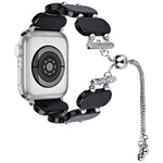 Resin Retractable Chain Watch Band, For Apple Watch SE 2022 40mm, For Apple Watch SE 2022 44mm