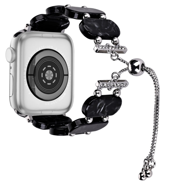 Resin Retractable Chain Watch Band, For Apple Watch Series 3 38mm, For Apple Watch Series 3 42mm