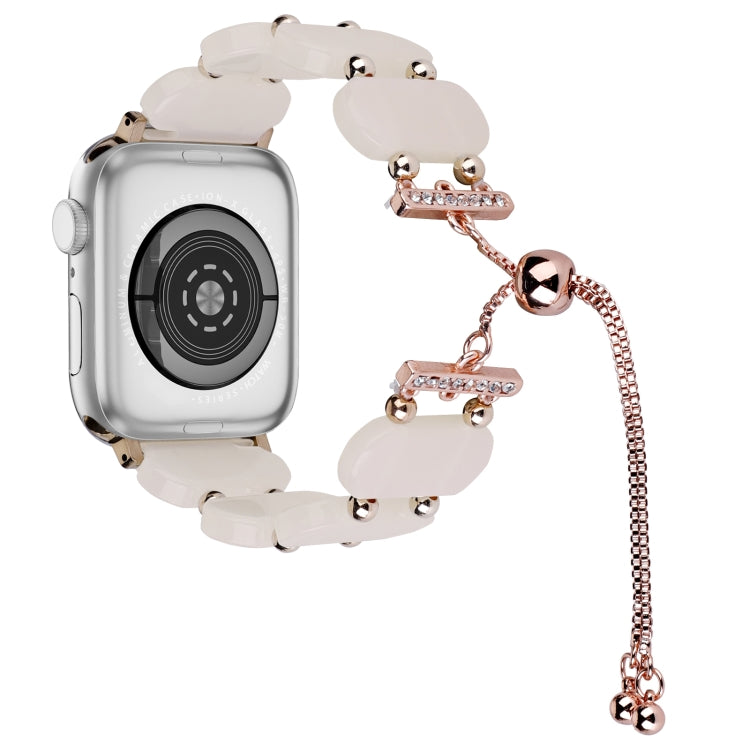 Resin Retractable Chain Watch Band, For Apple Watch Series 2 42mm, For Apple Watch Series 2 38mm