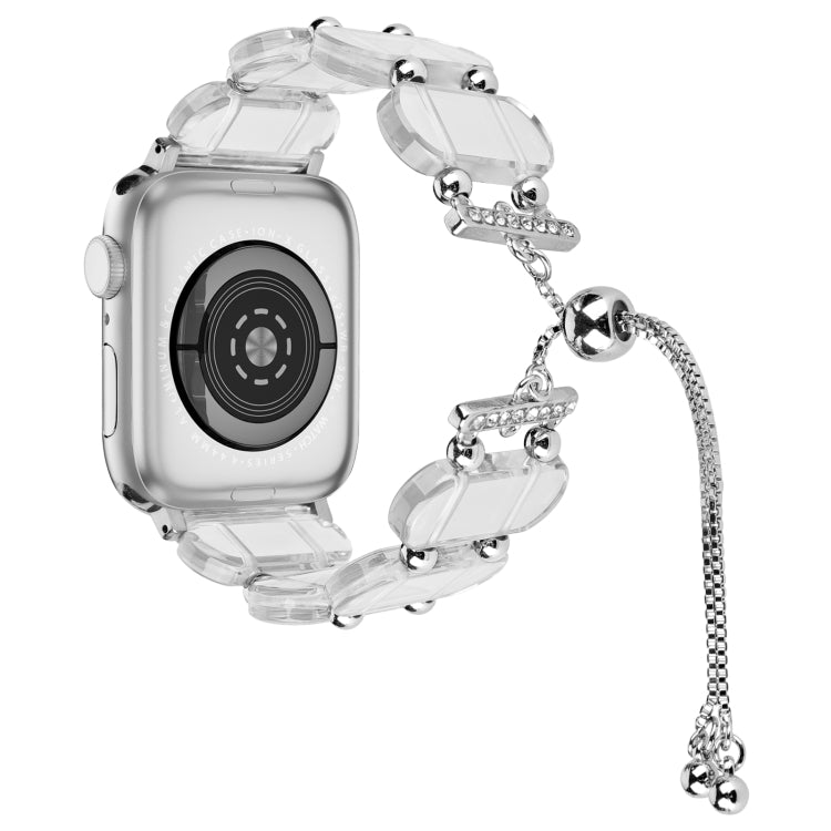 Resin Retractable Chain Watch Band, For Apple Watch Series 2 42mm, For Apple Watch Series 2 38mm