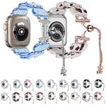 Resin Retractable Chain Watch Band, For Apple Watch Series 3 38mm, For Apple Watch Series 3 42mm