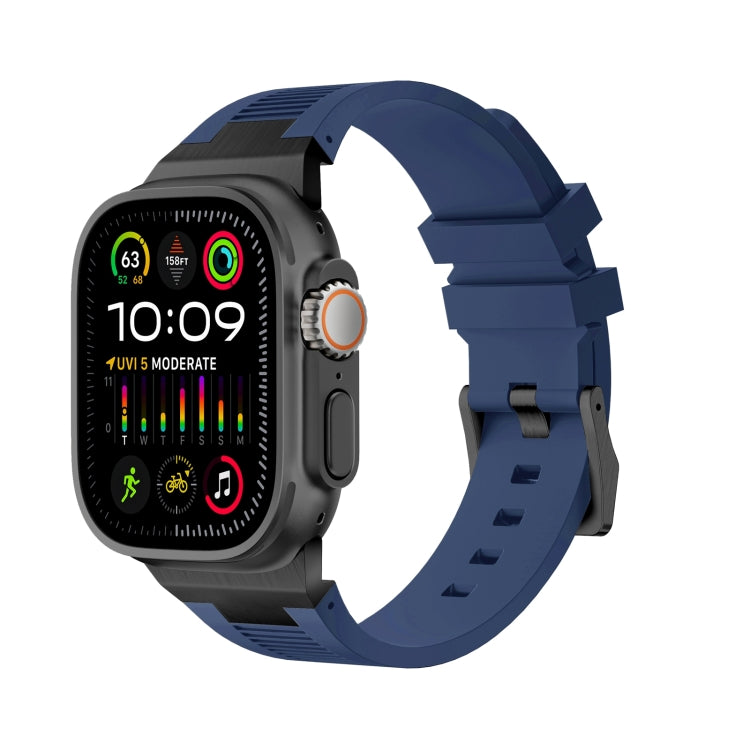 Loners Liquid Silicone Watch Band, For Apple Watch Ultra 49mm, For Apple Watch Series 8 45mm, For Apple Watch SE 2022 44mm