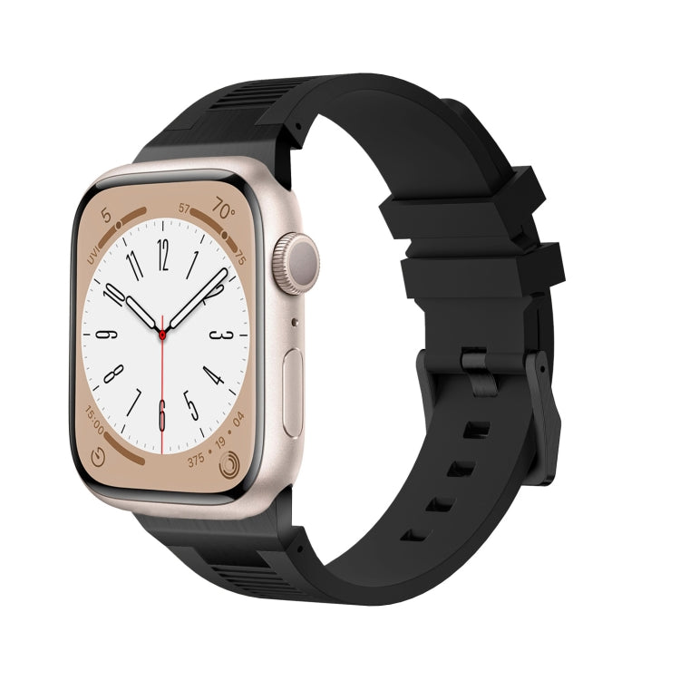 Loners Liquid Silicone Watch Band, For Apple Watch Series 7 45mm, For Apple Watch SE 44mm, For Apple Watch Series 6 44mm