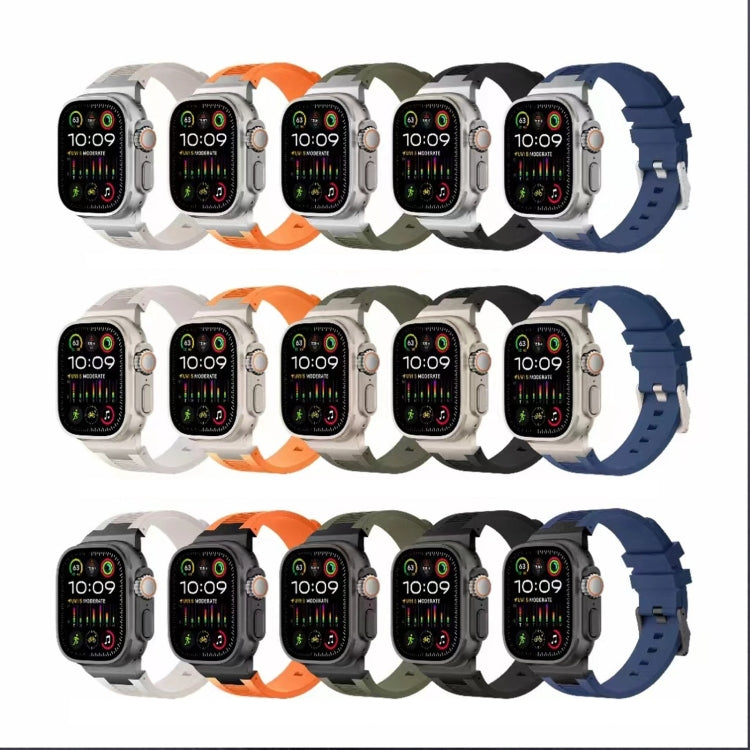 Loners Liquid Silicone Watch Band, For Apple Watch Series 5 44mm, For Apple Watch Series 4 44mm, For Apple Watch Series 3 42mm