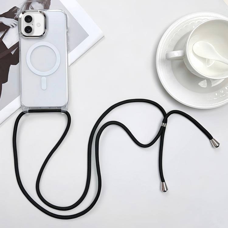 MagSafe Magnetic PC + TPU Phone Case with Lanyard, For iPhone Air, For iPhone 16 Pro Max, For iPhone 16 Pro, For iPhone 16 Plus