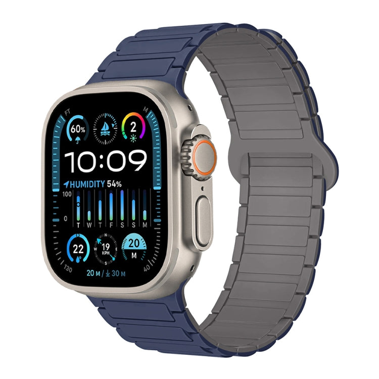 I-Shaped Magnetic Silicone Watch Band, For Apple Watch SE 2023 44mm, For Apple Watch SE 2023 40mm, For Apple Watch Ultra 2 49mm