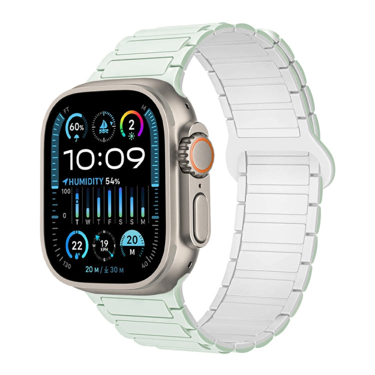 I-Shaped Magnetic Silicone Watch Band, For Apple Watch SE 2023 44mm, For Apple Watch SE 2023 40mm, For Apple Watch Ultra 2 49mm