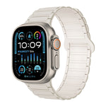 I-Shaped Magnetic Silicone Watch Band, For Apple Watch Series 9 45mm, For Apple Watch Series 9 41mm, For Apple Watch Ultra 49mm