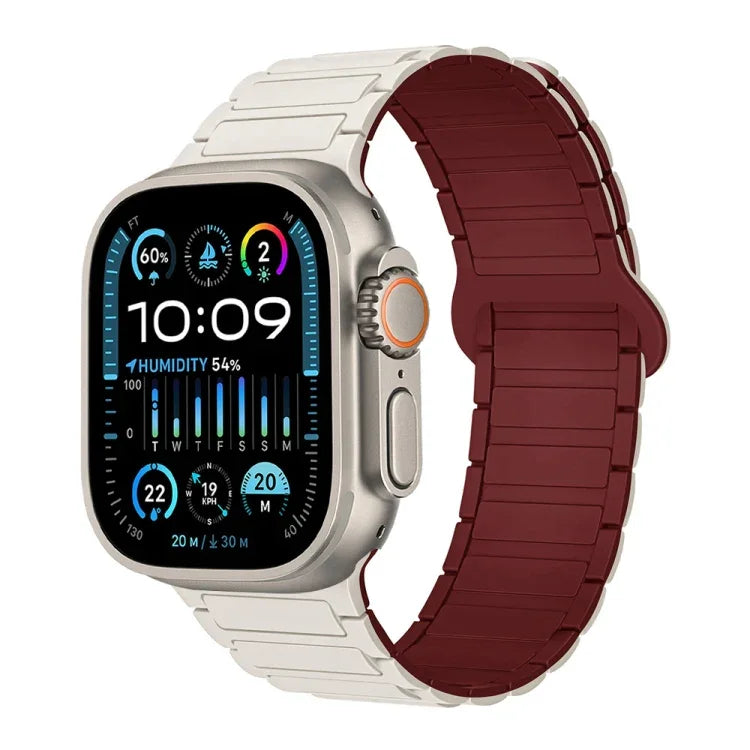 I-Shaped Magnetic Silicone Watch Band