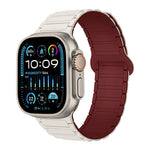 I-Shaped Magnetic Silicone Watch Band, For Apple Watch Series 9 45mm, For Apple Watch Series 9 41mm, For Apple Watch Ultra 49mm