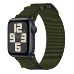 Nylon Hook And Loop Fastener Watch Band, For Apple Watch Series 10 46mm, For Apple Watch Series 10 42mm, For Apple Watch SE 2023 44mm, For Apple Watch SE 2023 40mm, For Apple Watch Ultra 2 49mm, For Apple Watch Series 9 45mm, For Apple Watch Series 9 4...