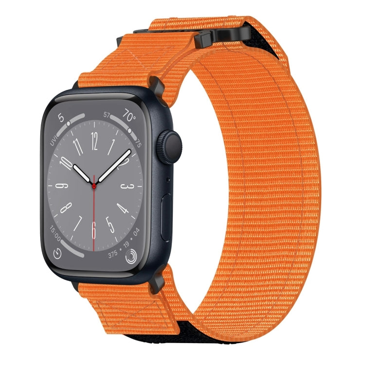 Nylon Hook And Loop Fastener Watch Band, For Apple Watch Series 10 46mm, For Apple Watch Series 10 42mm, For Apple Watch SE 2023 44mm, For Apple Watch SE 2023 40mm, For Apple Watch Ultra 2 49mm, For Apple Watch Series 9 45mm, For Apple Watch Series 9 4...