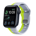 Wave Texture Reverse Buckle Silicone Watch Band, For Apple Watch Series 8 41mm, For Apple Watch Series 8 45mm, For Apple Watch SE 2022 40mm, For Apple Watch SE 2022 44mm