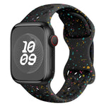 Hole Style Butterfly Buckle Camouflage Silicone Watch Band, For Apple Watch Ultra 2 49mm, For Apple Watch Series 9 45mm, For Apple Watch Series 9 41mm, For Apple Watch Ultra 49mm