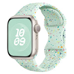 Hole Style Butterfly Buckle Camouflage Silicone Watch Band, For Apple Watch Series 8 41mm, For Apple Watch Series 8 45mm, For Apple Watch SE 2022 40mm, For Apple Watch SE 2022 44mm