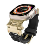 Stainless Steel Connector TPU Watch Band, For Apple Watch Series 4 44mm, For Apple Watch Series 3 42mm